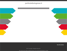 Tablet Screenshot of parkhotelbolognese.it